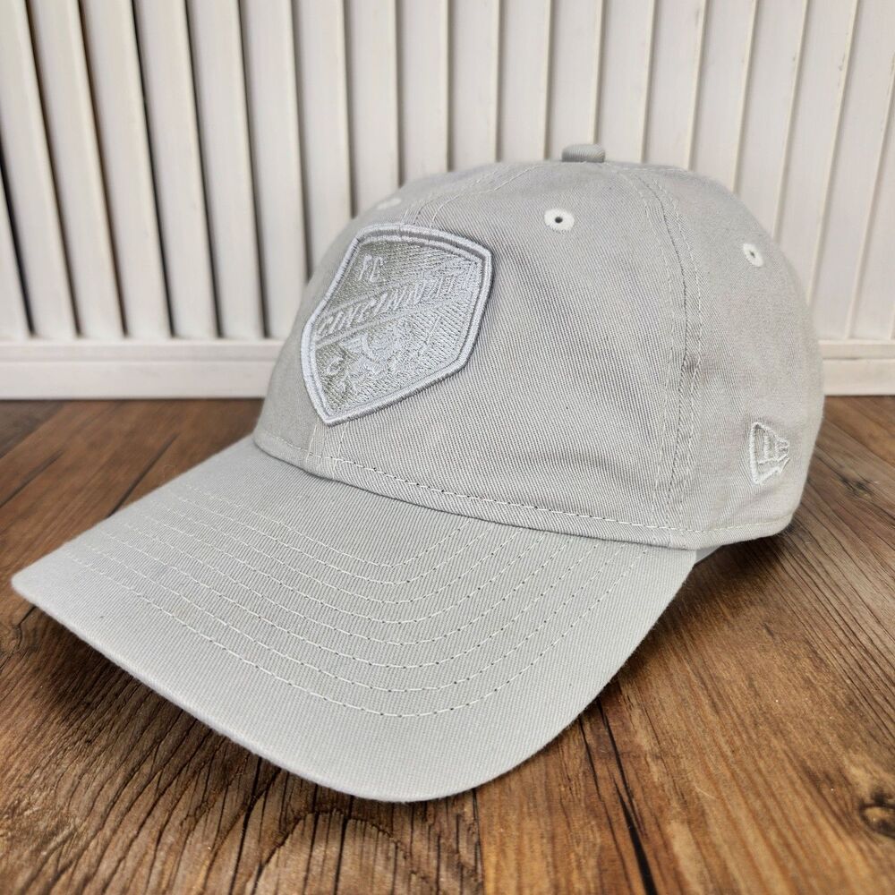 New Era FC Cincinnati 9twenty Hat Gray Strapback MLS Soccer Casual Sport Dad Cap